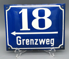 Altes Emailschild/