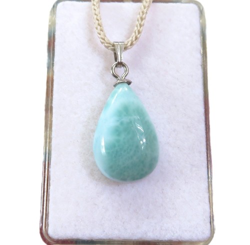 Larimar anhänger 2x13 mm - 21,2x13,7,