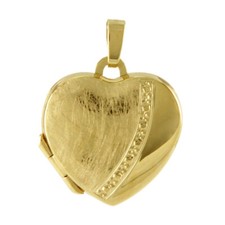 Medaillon Foto Amulett Herz