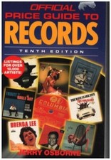 Official Price Guide To Records Jerry Osborne TENTH EDITION Paperback