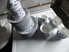 9 Stück zum Aussuchen Tassen Teller Zuckerdose Tilia Indisch blau