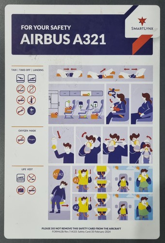 Jet anadolujet safety card - a,