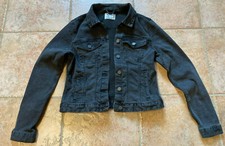 Coole Jeansjacke grau used Damen Gr. 34 36 38 XS S M Denim Pull&Bear TOP!