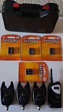 Perca Ultra Carp 3+1 Funk Bissanzeiger Set mit Koffer und LED Beleuchtung