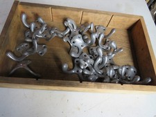 Bauhaus Garderobenhaken .Alu Wandgarderobe Vintage Kleiderhaken