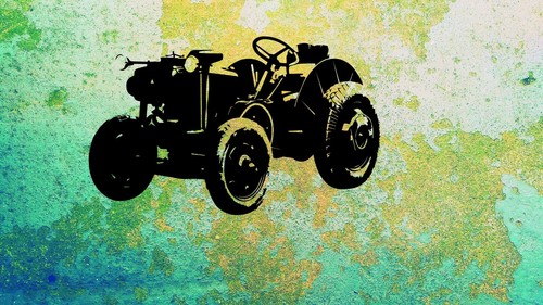 Wandaufkleber traktor - traktor, 8