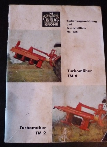 Krone mähwerk tm 4 - krone, 2