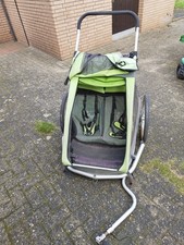 Croozer Kid for 2 Kinderfahrradanhänger mit Federung und Zubehör