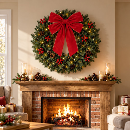 Weihnachtskranz 60cm türkranz - weihnachtskranz,