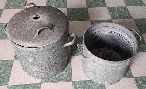 Zinktöpfe alte zinkkübel - zinktöpfe,