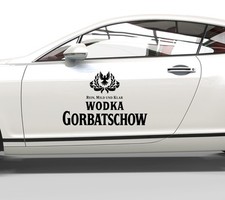 Aufkleber Wodka Gorbatschow -