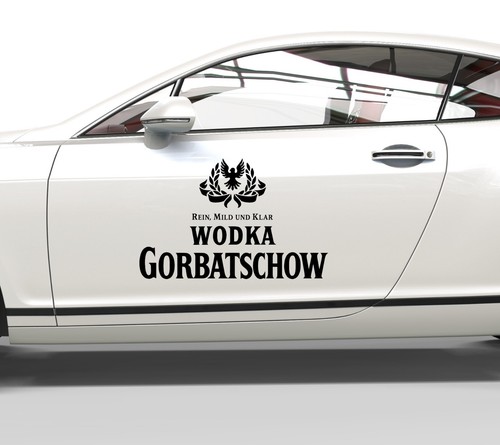 Aufkleber wodka gorbatschow - gorbatschow,