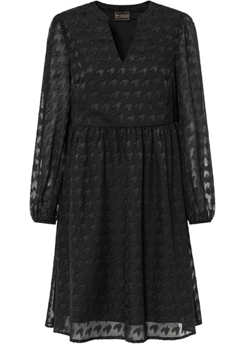 Jacquardkleid mit hahnentritt - mit,