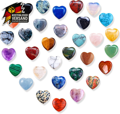 Kristall set 22er herz - kristall,