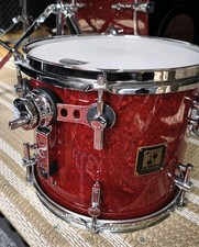 SONOR Delite Serie 12" Tom. Farbe Birdseye Cherry. Square Badge! 
