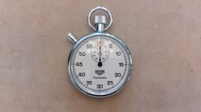Taschen Uhr Heuer Stoppuhr Trackmate Timer Rally Mechanisch Vintage