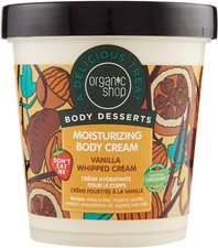 Organic Shop Body Desserts Vanilla Whipped Moisturizing Cream, 450 ml 