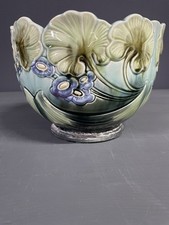 Antiker Blumenübertopf Majolika Wessel, Bonn