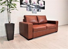 Echtleder 2,5 er Sofa Mallorca Leder Couch Ledersofa braun + viele Farben