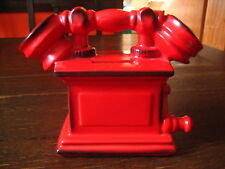 original Goebel Sparkasse Spardose Sparbüchse das rote Telefon sehr gut erhalten
