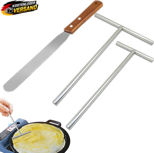 Crepes wender edelstahl set - wender,