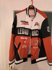 Racing Jacke Rot Polyester mit