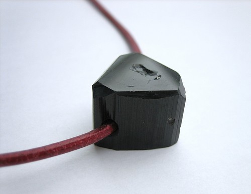 Schwarzer turmalin schörl - schwarzer,