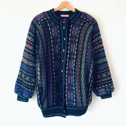 Vintage handstrick strickjacke - vintage,
