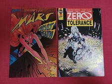 Zero Tolerance # 4 / Mars # 12 - US First Comics '91/'85 - Vigil / Hempel !!! 