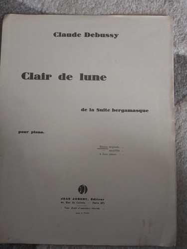 Noten jobert debussy - debussy, de