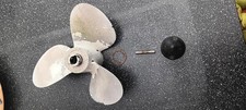 Propeller OMC, Johnson, Evinrude 14x14 (?) mit Bolzen und Sicherungskappe
