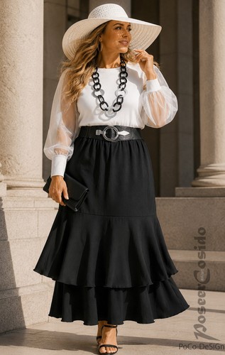 Lagenlook shabby volant - lagenlook,