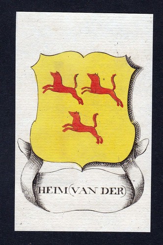 1800 heim wappen adel - coat, of