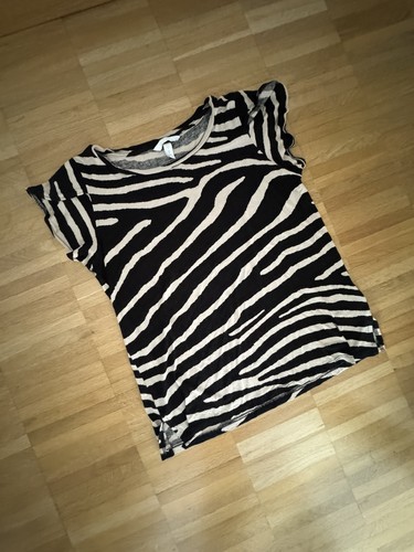 Shirt zebra muster gr - h&m, zebra-muster
