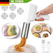 Profi Elektrische Nudelmaschine vollautomatisch Pastamaker 5 x Sätze Messerform