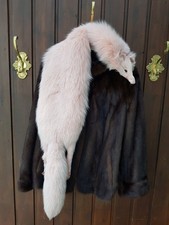 SILBERFUCHS PELZ STOLA