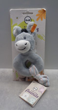 Steiff Dinkie Esel 14 cm – Soft Cuddly Friends – Greifling mit Rassel