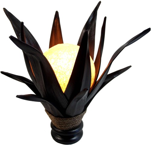 Palmenblatt lotus tischlampe - lotus, /