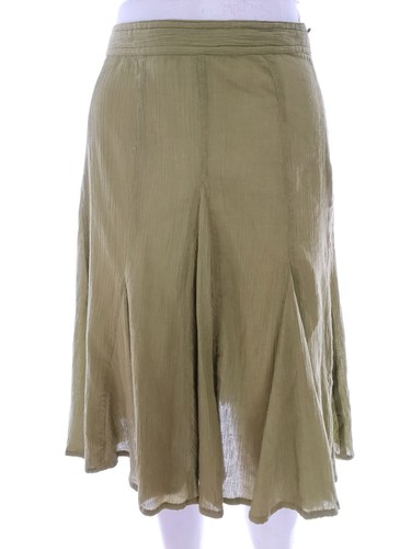 Boho lagenlook midi - rock, grün