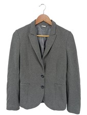 ESPRIT Sweatblazer Damen Blazer Gr. DE 36 hellgrau Casual-Look