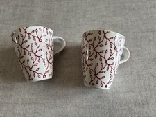 2 Henkelbecher CAFFE CLUB  FLORAL RANKEN Villeroy Boch Rote Beeren