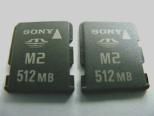 2 x 512MB Memory Stick Micro