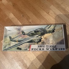 Airfix-72 , Serie 2 , NO. 267,  Focke-Wulf FW 189 , geöffneter Modelbausatz