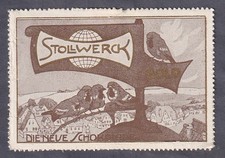 Vignette Stollwerck neue Schokolade um 1910