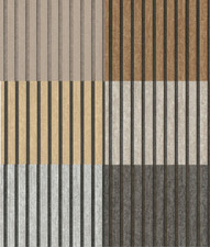 3D Tapete Holzoptik Braun Schwarz Vliestapete Holzpaneele Beige skandinavisch