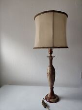 Tischleuchte Tischlampe Onyx Retro Antik Alt mit Schirm