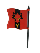 *Playmobil* Fahne Flagge roter