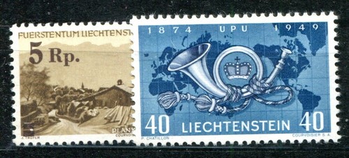 Liechtenstein 1949 267 277 - liechtenstein, **