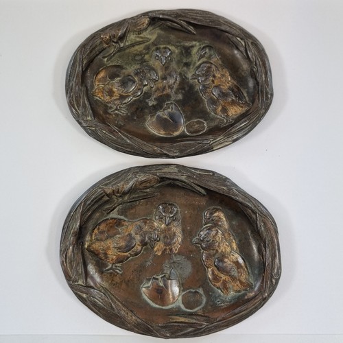 Paar vintage metallguss - paar,