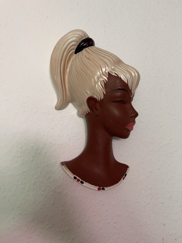 Wandmaske frauenkopf - wandmaske,